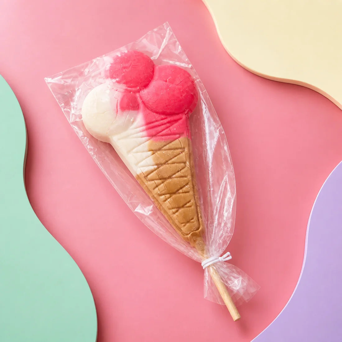 Gelato fragola e panna
